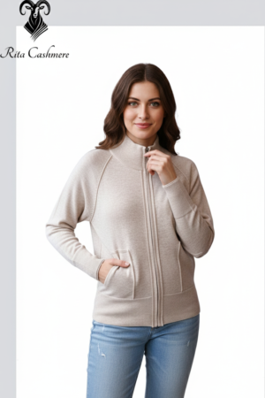 Full-Zip cashmere Sweater
