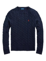 Polo Cable Knit Sweater