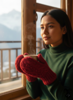 Red Wool Mittens