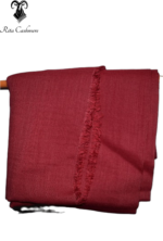 Red Solid Pashmina Woven Blanket | Authentic Nepalese Cashmere Luxury