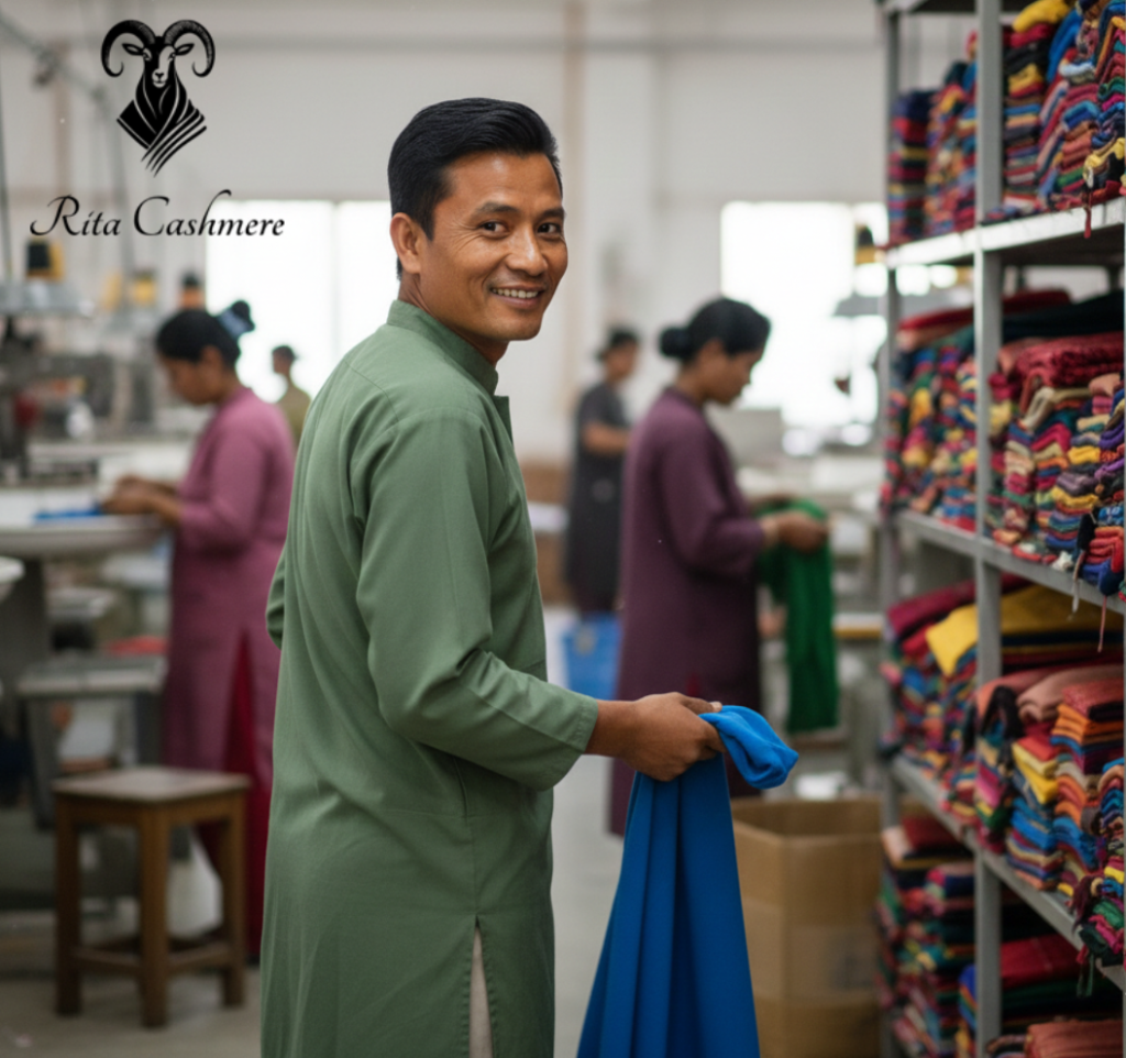 Cashmere knitwear manufacturer, exporter and wholesaler