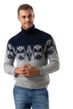 Roll-Neck Cashmere Sweater