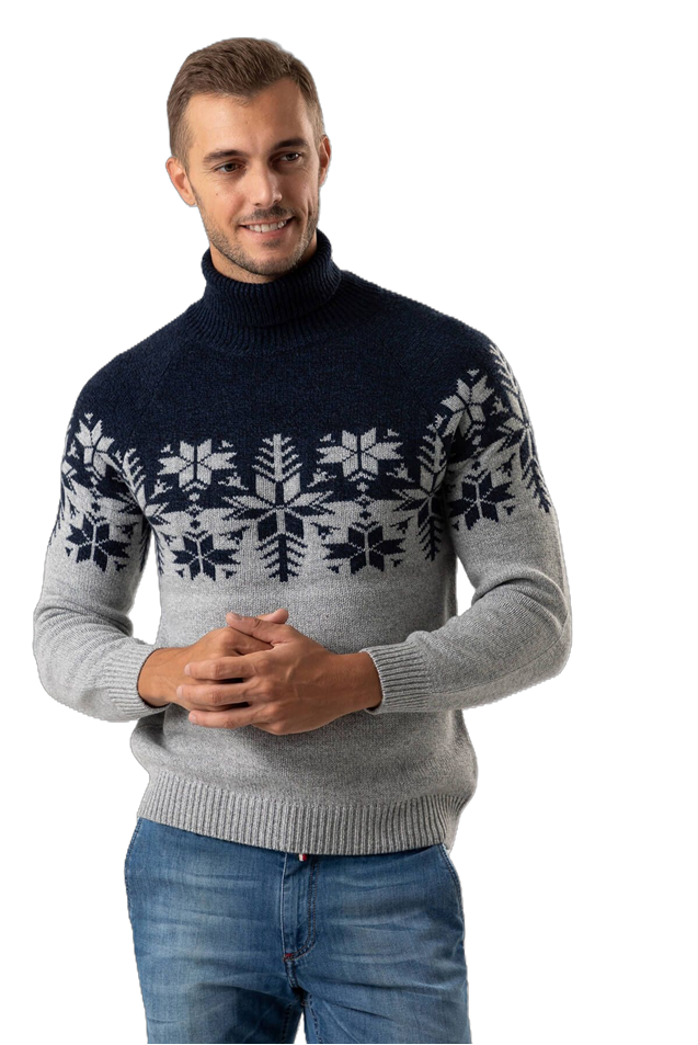 Roll-Neck Cashmere Sweater