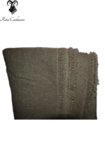 Olive Green Cashmere Woven Blanket