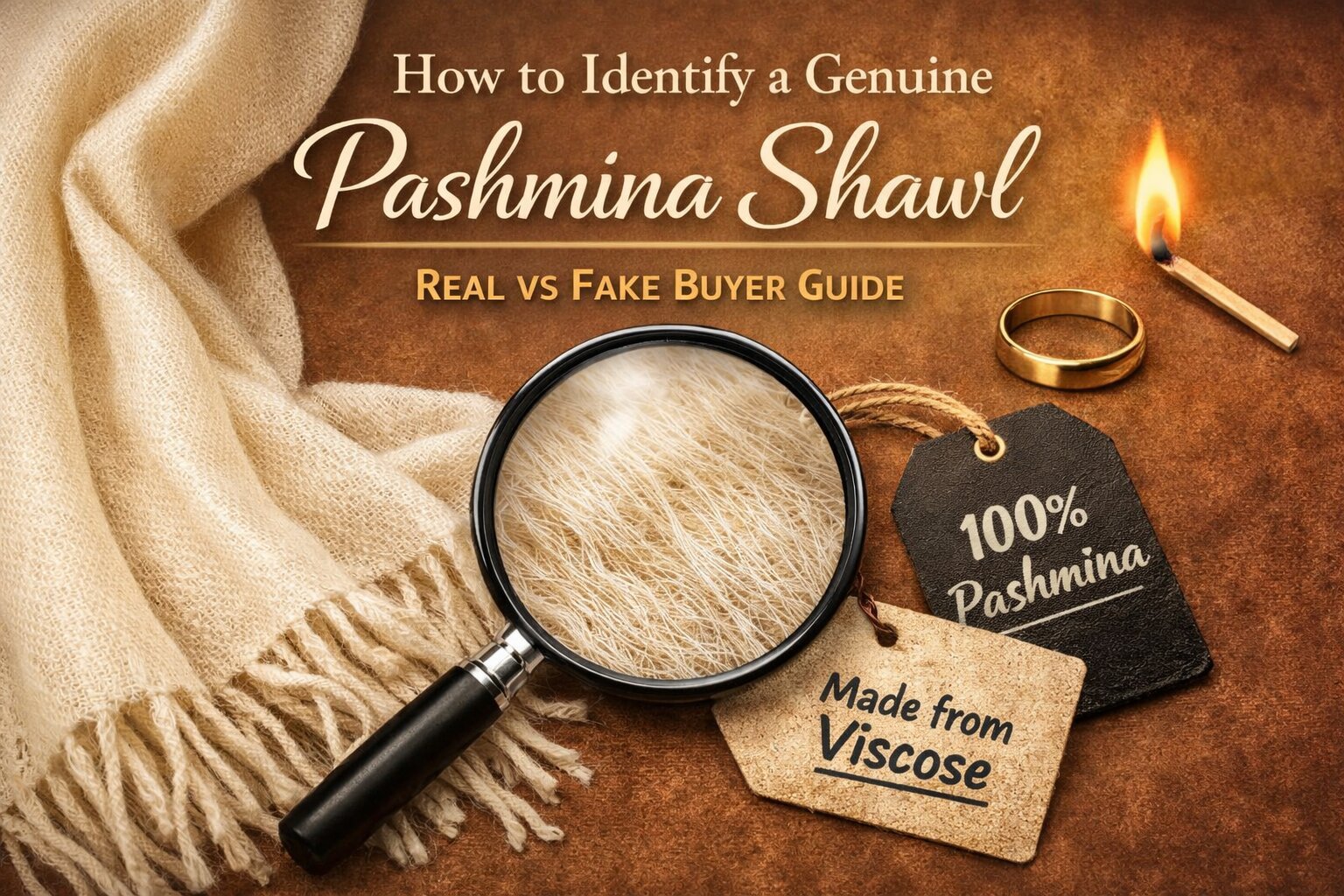 How to Identify a Genuine Pashmina Shawl