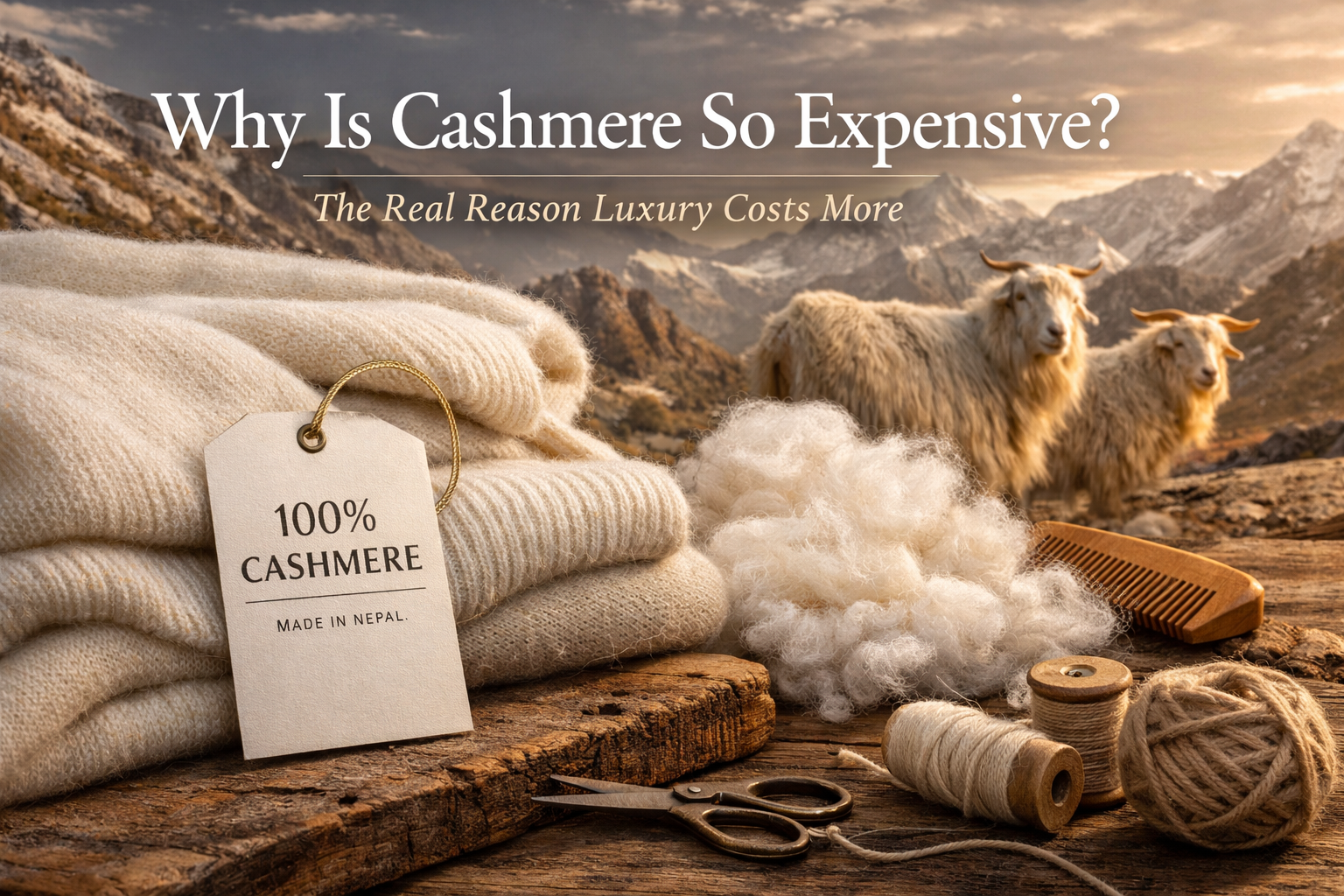 why is cashmere so expensive
