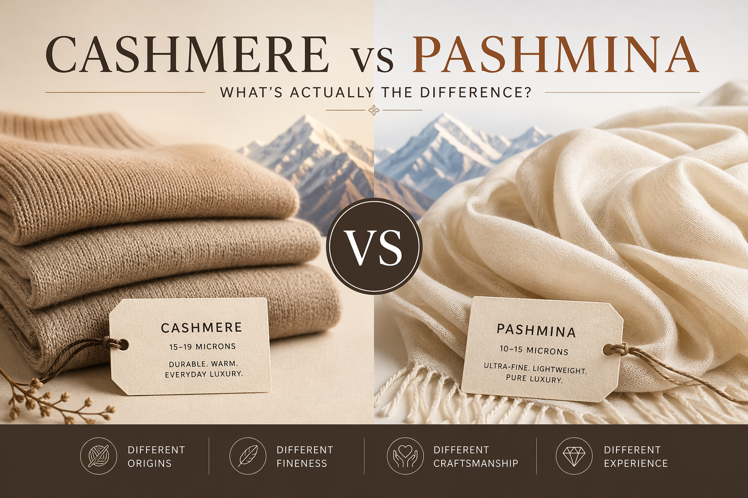 cashmere vs pashmina